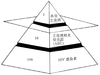 艾滋病的“冰山”现象